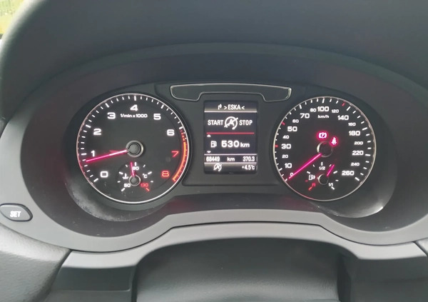 Audi Q3 cena 79900 przebieg: 68000, rok produkcji 2018 z Piła małe 79